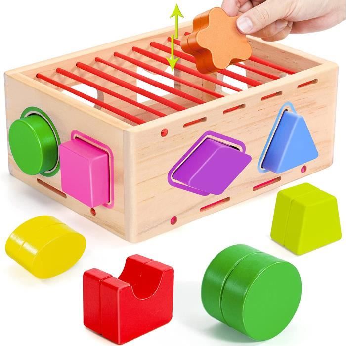 AMOUNE Jouets trieurs de formes pour enfants Jeux Montessori 1