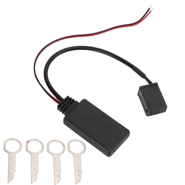 Adaptateur Bluetooth KIMISS Pour Autoradio - Compatible Peugeot, Citroën - Connexion AUX Et Sans Fil