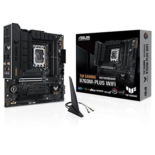 Carte mère ASUS TUF GAMING B760M-PLUS WIFI – Socket LGA1151 – Interfaces SATA-600 M.2 RAID – Format Micro ATX
