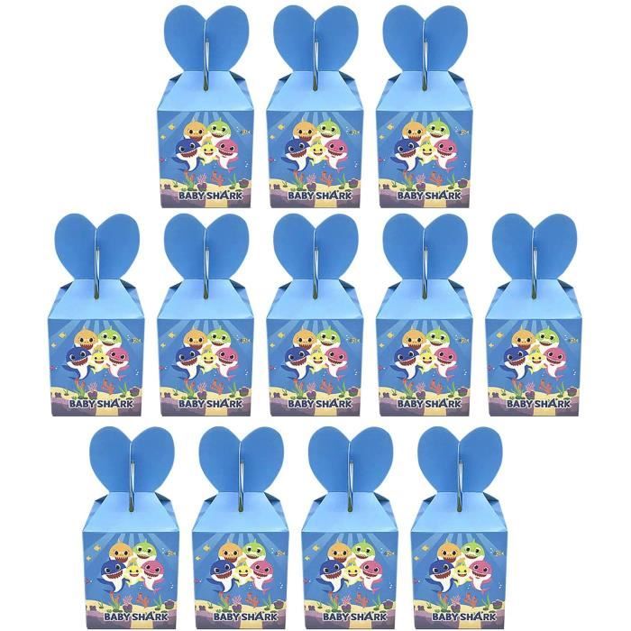 12 Pcs Repas boîtes en Carton uni Garçons Filles pour Thème Décorations Réutilisable Sac Cadeau de Fête Anniversaire Noël Sacs de fête Qemsele boîtes de fête Sac de fête pour Enfant Frozen 