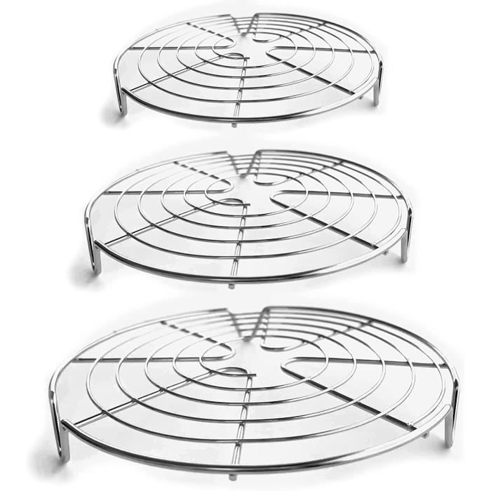 Acier Chromé Grille Pâtisserie Patisse - Volette Ronde 32cm - Refroidissement Gâteaux Accessoire Boulangerie Acier Chromé Grille Pâtisserie Patisse - Volette Ronde 32cm - Refroidissement Gâteaux Accessoire Boulangerie