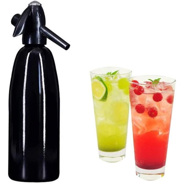 thumbnail: Soda Maker - Aluminium Soda Siphon 1L - Met Drukregelaar, Zilverkleurig - Perfect Voor Sprudelwater En DIY Drankjes