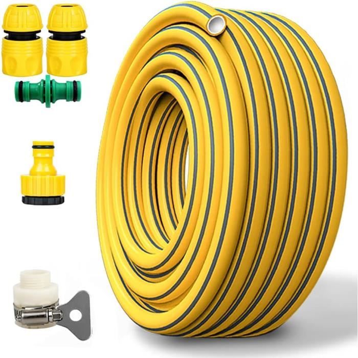 Tuyau Arrosage GARDENA Classic 20m | 13mm Tissu Croisé | Pression éclatement 22 Bars | Résistant UV