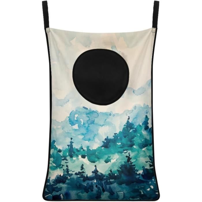 GIDWRIY Sac à Linge Sale Suspendu,Sac à Linge Sale Voyage Mural,Panier Epingle A Linge Grande Capacité,Panier Suspendu Rangement Vetement,Laundry Bag,Sacs Rangement Jouet Waterproof Pour Armoires
