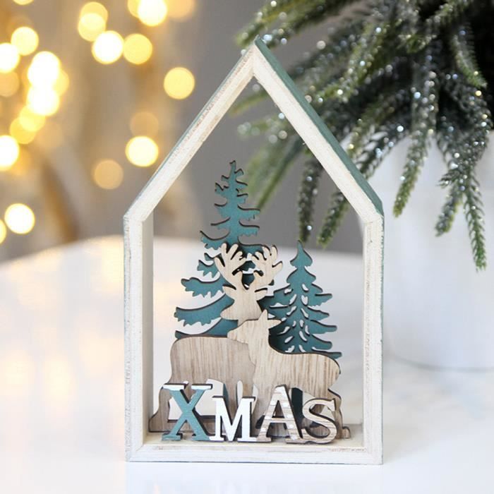Noël cadeau bureau cabine en bois décoration Macaron Style chalet
