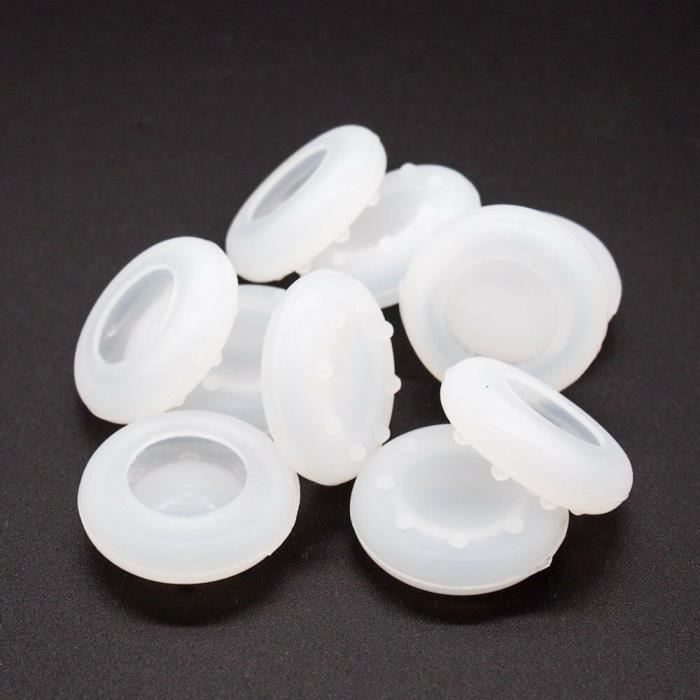 2X Protection Silicone grip joystick de manette PS4 XBOX ONE XBOX 360 PS3 # Couleur: Transparent