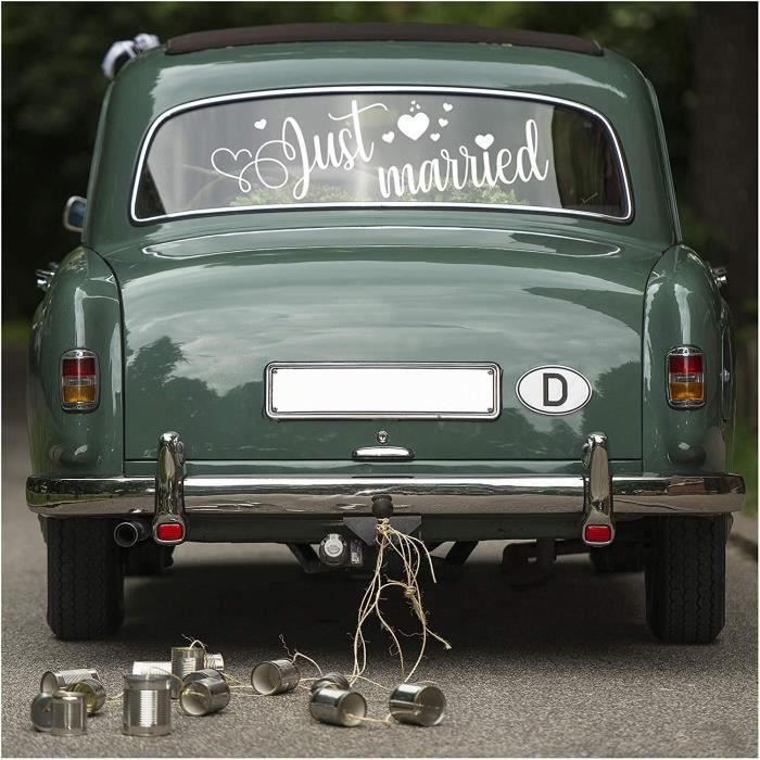 Autocollant Just married