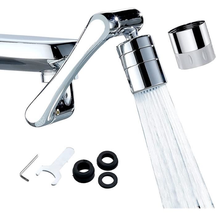Neinkie Extension de robinet universelle, rallonge de robinet de cuisine,  rallonge de robinet de cuisine, interface de filetage de pulvérisateur de  robinet flexible pour adaptateur de filtre de buse de robinet de