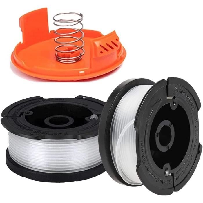 JAMSSOW 4 Bobine De Fil Convient Pour Black Decker A6481 A6485 AF