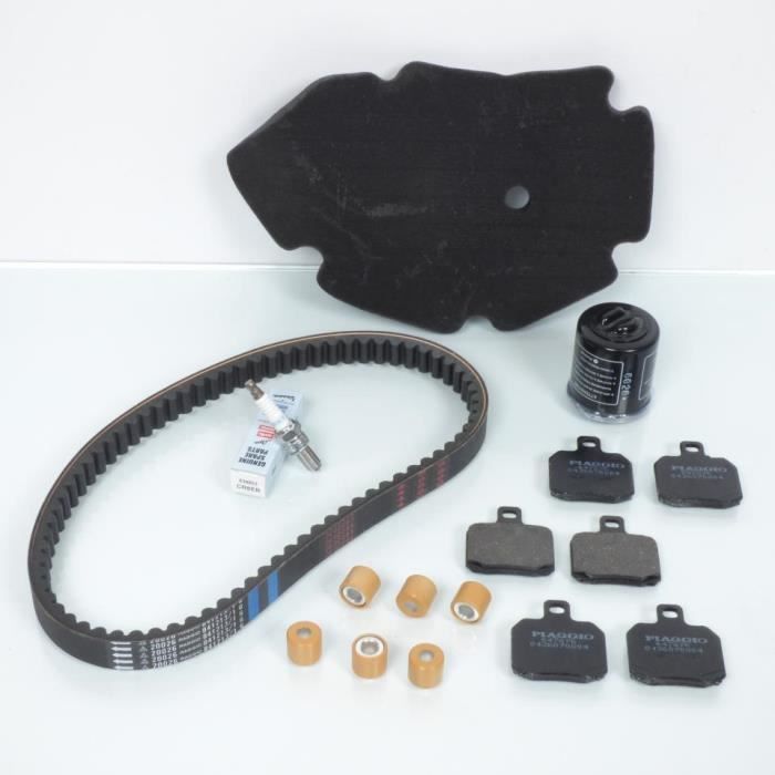 Kit Révision Courroie Variateur Piaggio X9 125 (2000-2011) - Galets, Curseurs & Courroie Origine