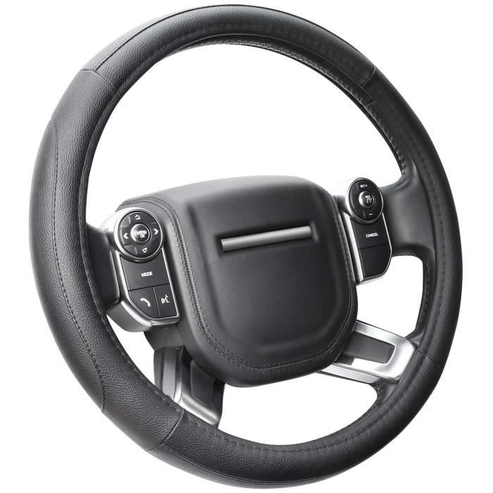 RUNGAO Housse /élastique universelle et robuste pour volant de voiture gris