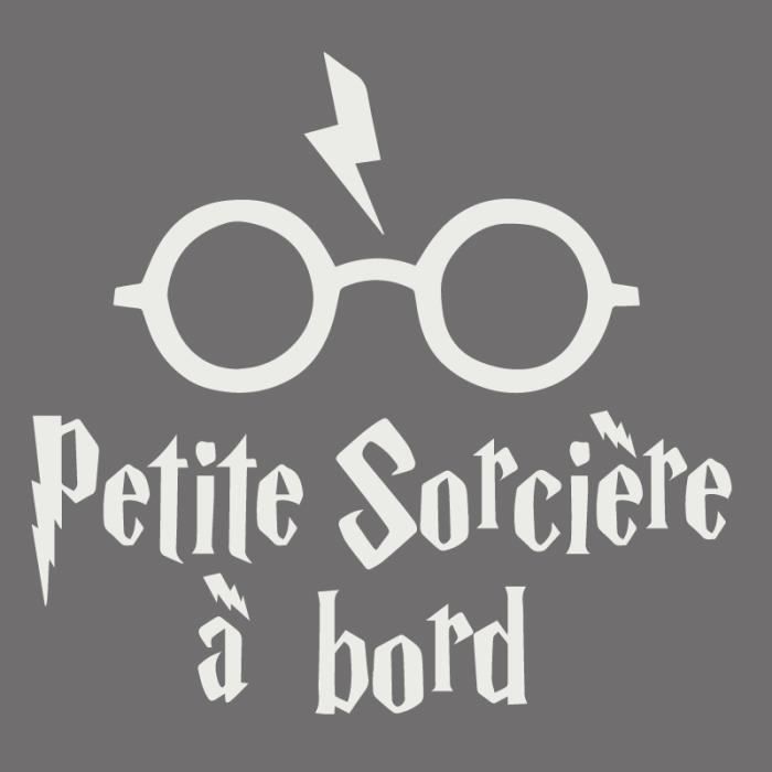 Adzif Biz Sticker Bebe A Bord Petite Sorciere A Bord Dimensions 16 3 X 15 4 Cm Couleur Blanc Aspect Brillant Adhesif Cdiscount Puericulture Eveil Bebe