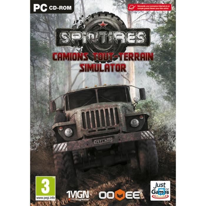 Just For Games Spintires Camions Simulator Jeu PC