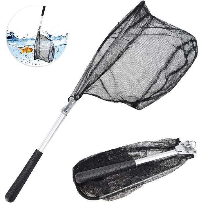 Épuisette Pêche Télescopique 180cm - Filet 40cm - Pour Truite Et Carpe