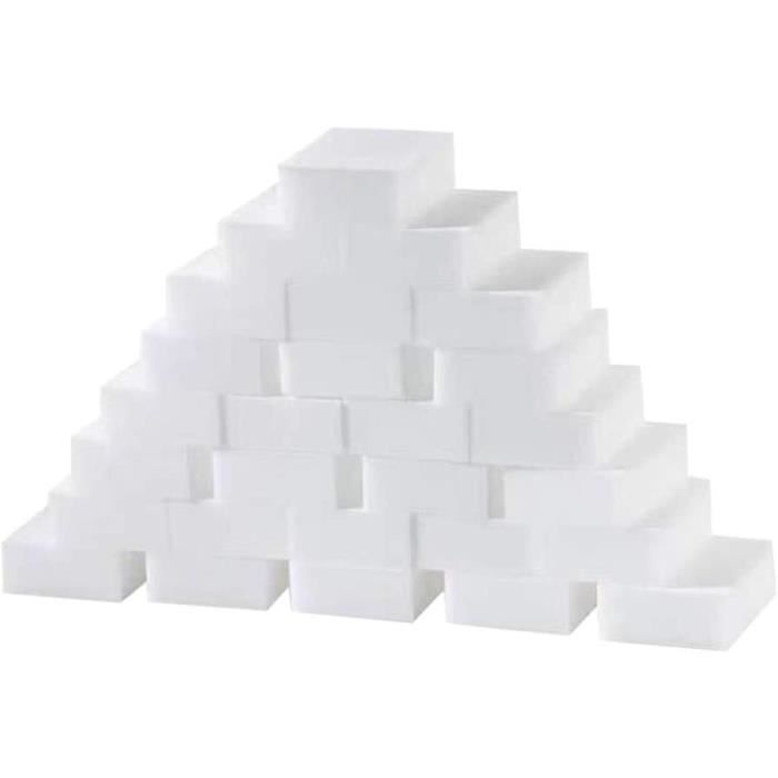 Éponge Magique Mélanine - Lot De 10 - Nettoyage Sans Produit - Enlève Taches Tenaces - 10x6x2cm