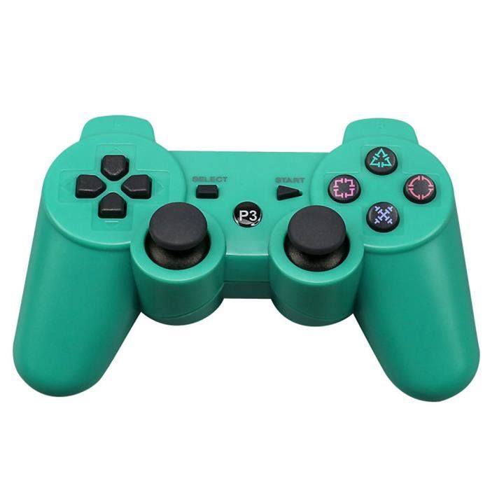 Lot De 2 Manettes PS3 Sans Fil DualShock 3 - Couleur Blanc, 6 Axes - Ouvertes Mais Jamais Utilisées