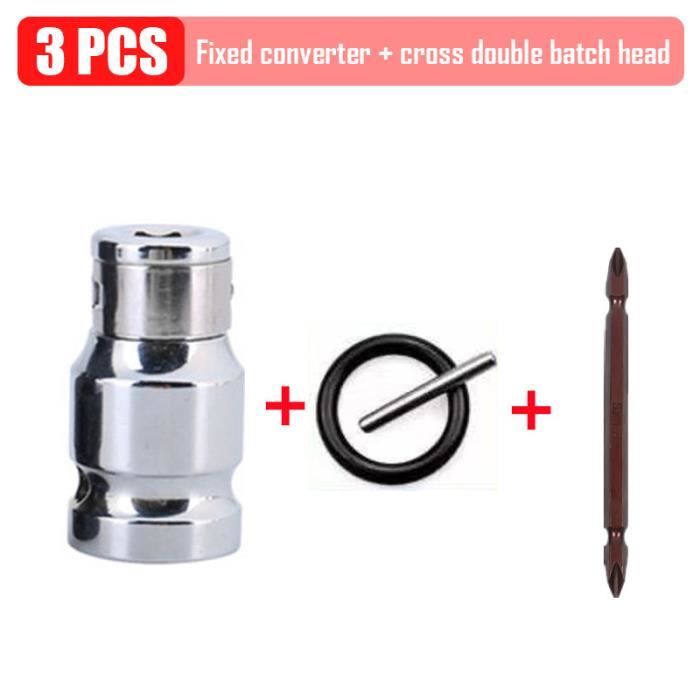 Adaptateur De Cliquet | Kit De Conversion Pour Tournevis Et Clé | Jeu De 6 Adaptateurs Précision Pour Usage Domestique Automobile Industriel