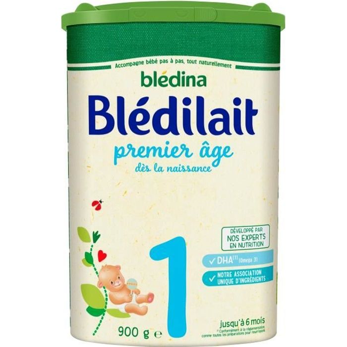 Blédina Blédilait Blédigest lait infantile 1er âge 0 à 6 mois 820gr