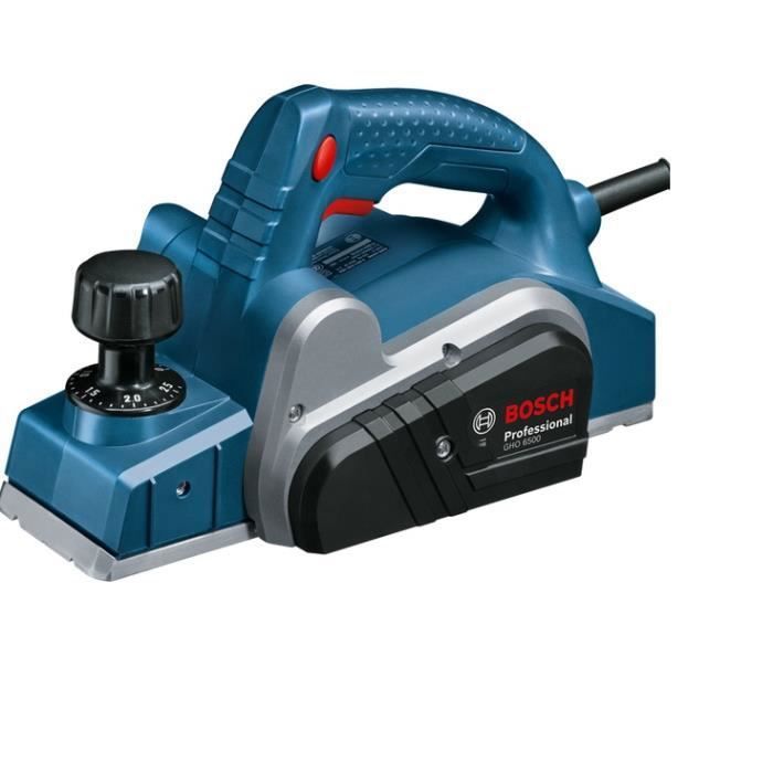 Bosch – Rabot 82mm 650W (Nouveau mécanisme dajustement de la prof. de rabotage) – GHO 6500