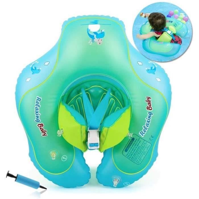 Bouée D'apprentissage Swimtrainer Pour Bébé 3 Mois à 4 Ans - Sécurité Certifiée Avec Harnais Et Chambres à Air