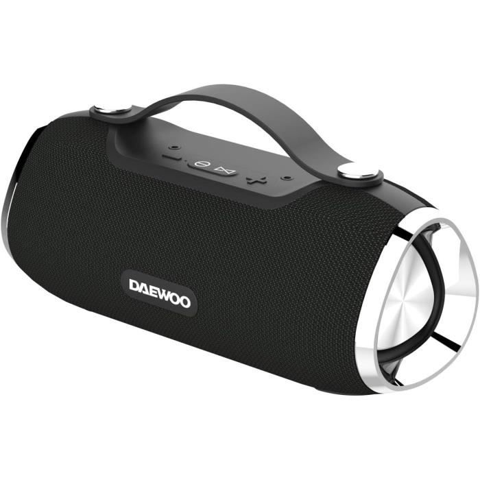 Enceinte Daewoo LED Bazooka Bluetooth/USB Avec Lumière Qui Change, Contrôle Par Appli