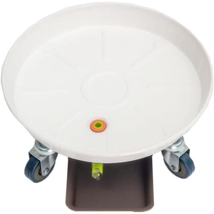 Support à Roulettes Pour Plantes En Pot Carré - Facile à Déplacer Intérieur 27 Cm Extérieur Jardin