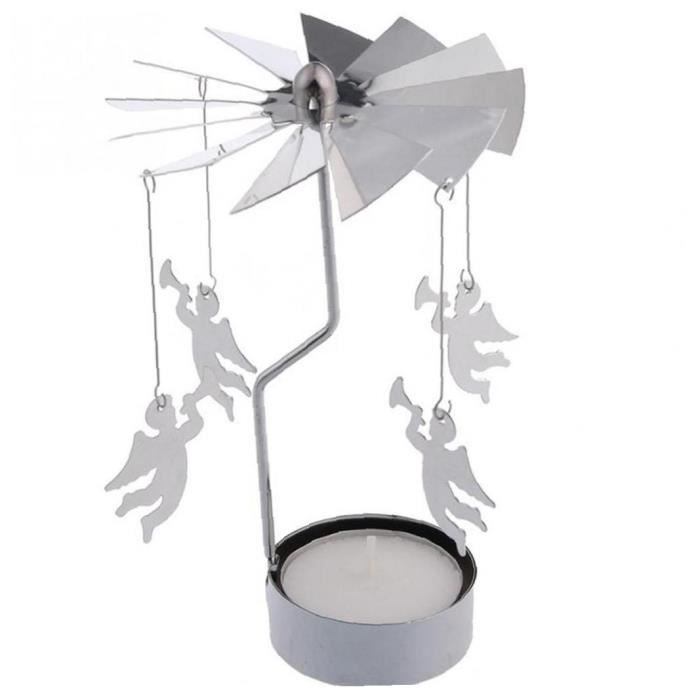 Bougeoir créatif creux géométrique en métal doré en fer pour bougie