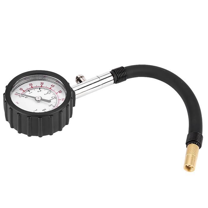 Testeur De Pression Des Pneus – Précis Et Robuste – Pour Voiture, Camion, Moto – Gamme 0-100 PSI