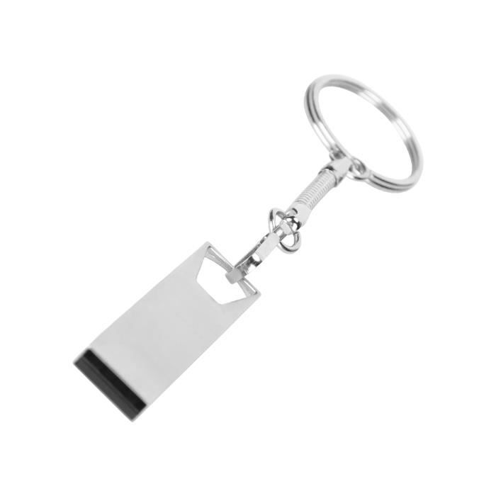 Clé USB 2.0 En Bois Massif - 64 Go, Vitesse Haute, Avec Porte-clés - Design Unique En Bois D'érable