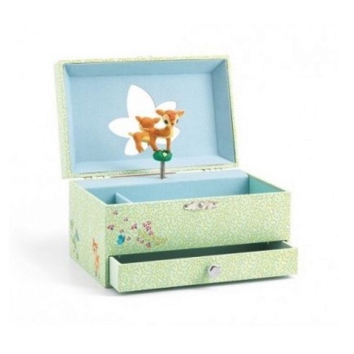 Boite à bijoux musicale Lapin - Djeco - Pour filles à partir de 4 ans -  Bois - 11x11x9 cm - Cdiscount Jeux - Jouets