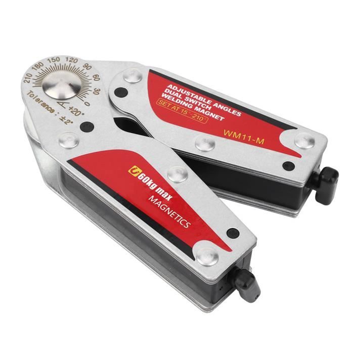 Positionneur Magnétique Soudage WM10 Réglable 20°-200° - Aimant Soudure Avec Clé
