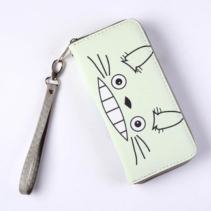 Portefeuille Manga Dessin Anime Pu Cuir Bourse Porte Monnaie