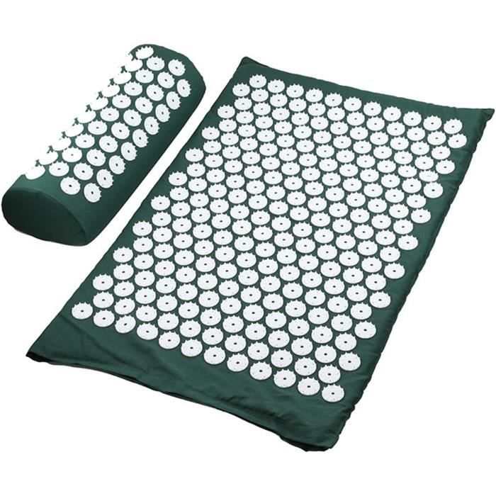 Coussin Genouillère Yoga EVA - Tapis De Sol Fin, Antidérapant, Portable - Vert - Pour Yoga, Fitness, Méditation - 4