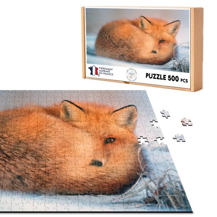 Ulysse 1514 Holz-Puzzle Fuchs – 7 Teile, Bunt, Für Kinder Ab 2 Jahren