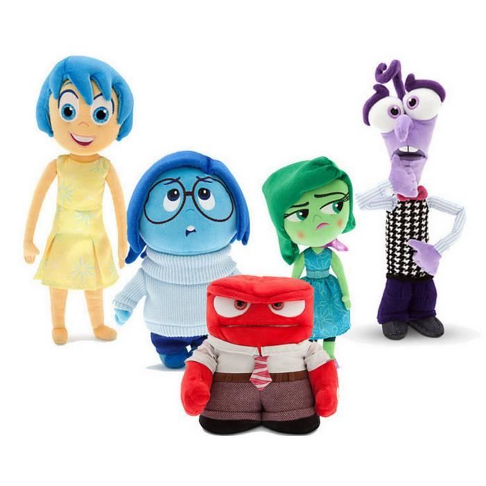 Inside Out Vice Versa Peluche Poupee Colere 38cm Cdiscount Jeux Jouets