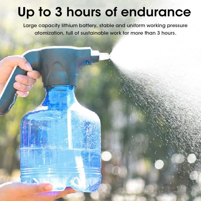 Pulvérisateur électrique De Jardin 3L - Portable, Rechargeable USB-C, 2 Modes (jet/douche), Tige Extensible - 7