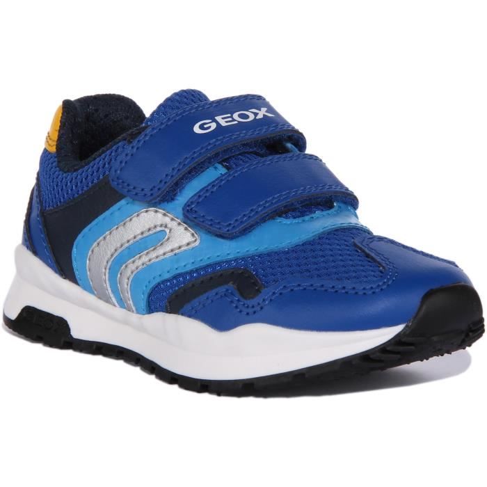 Geox Baskets bébé Geox J Pavel B.A en maille synthétique bleu royal