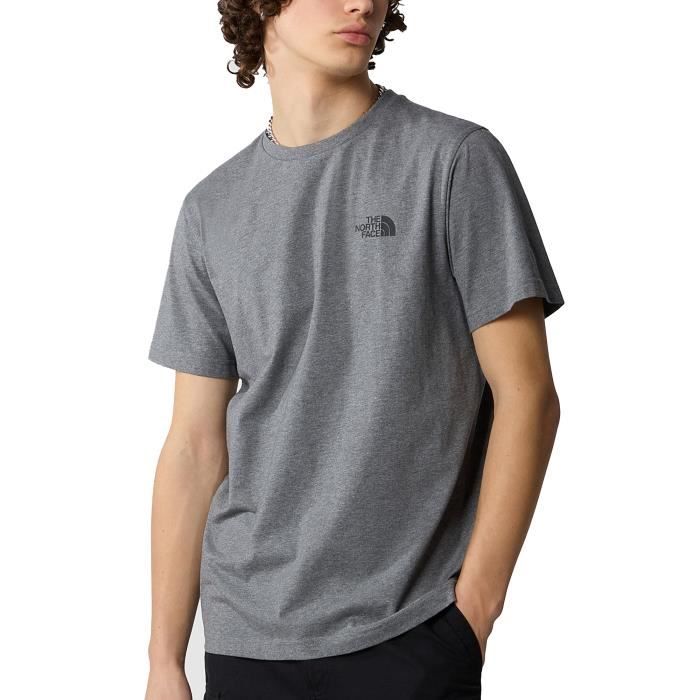The North Face T-shirt pour Homme Simple Dome Gris NF0A87NGDYY