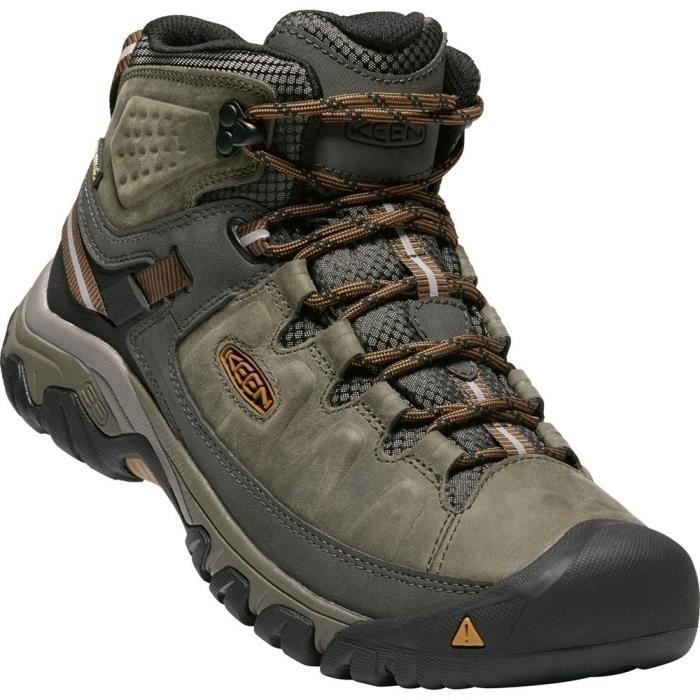 Chaussures de randonnée - KEEN - Targhee III Mid WP - Marron/Gris - Respirantes - Confort optimal Chaussures de randonnée - KEEN - Targhee III Mid WP - Marron/Gris - Respirantes - Confort optimal