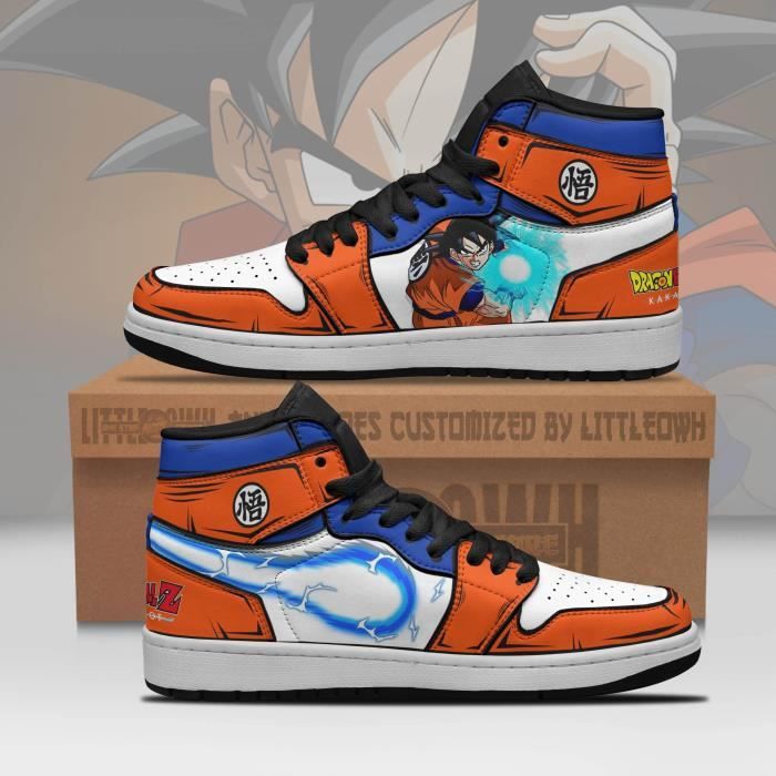 Baskets Son Goku JD Dragon Ball Z Anime Chaussures de course pour Homme  Femme Blanc - Cdiscount Chaussures
