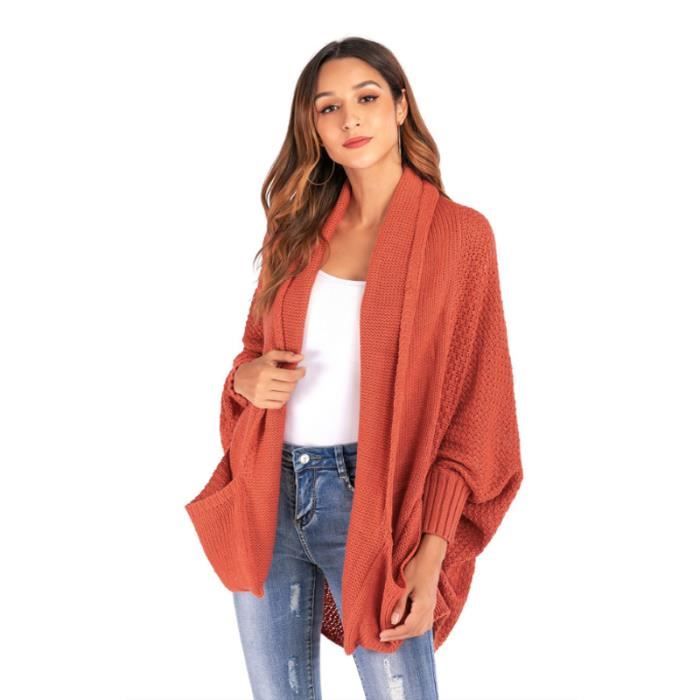 Blouson Femme Bomber Chic - Manches Chauve-Souris, Style Aviateur, Léger Et Chaud Pour Mi-Saison