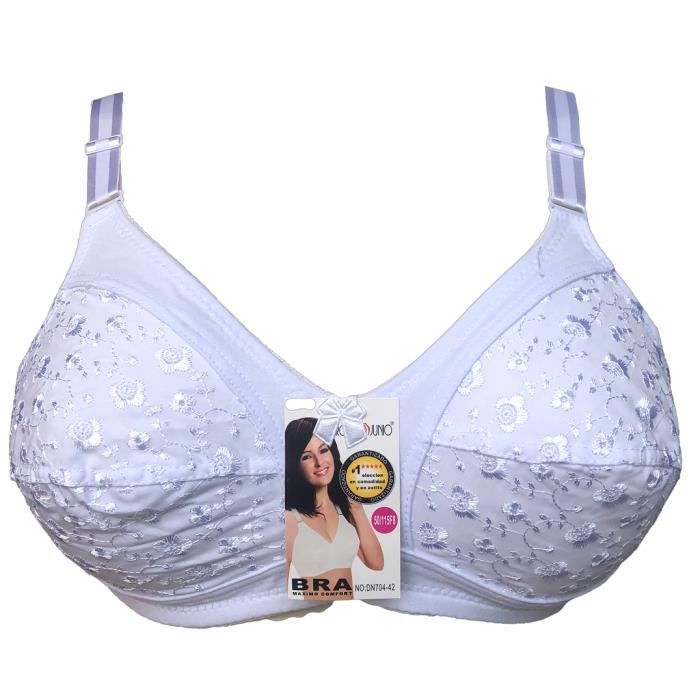 Soutien-gorge triangle fleuri femme
