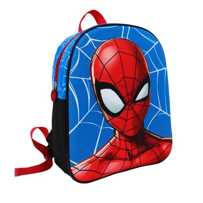 Mybagstory - Sac à dos - Spiderman - Rouge - Enfant - Ecole