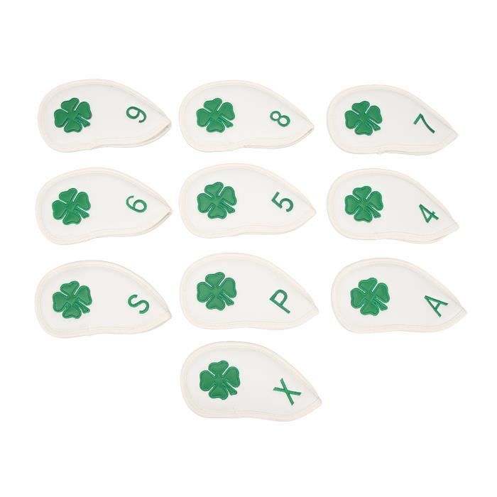 Ensemble de 12 Housses pour têtes de Fer de Golf, Housses de tête de