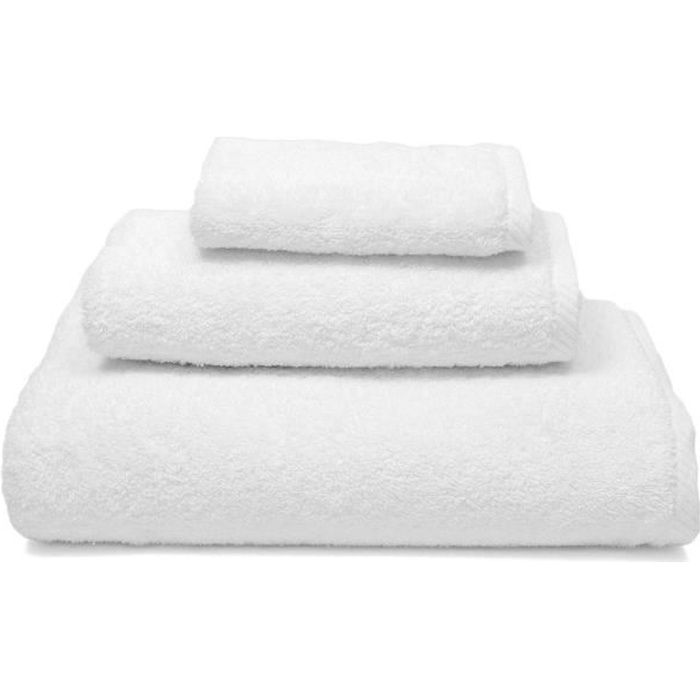 Lot De 2 Maxi Draps De Bain 100x200 Cm - 100% Coton Égyptien Peigné 600g/m² Ultra Doux Et Absorbant - Rouge