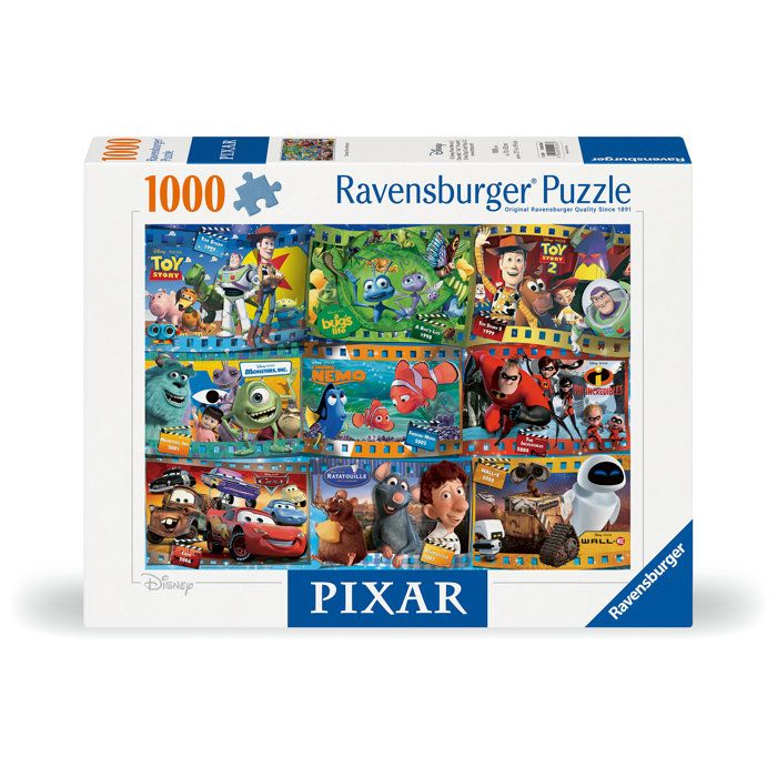 Puzzle 1000 pièces : Les films Disney Pixar Ravensburger France - vue 2
