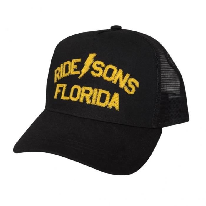 Casquette vintage Ride And Sons Bolt hat noir (Taille unique - Noir) - Cdiscount Prêt-à-Porter