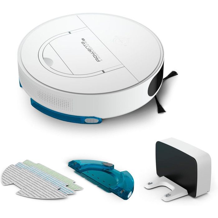 Rowenta Aspirateur/laveur robot connecté - rr9077wh