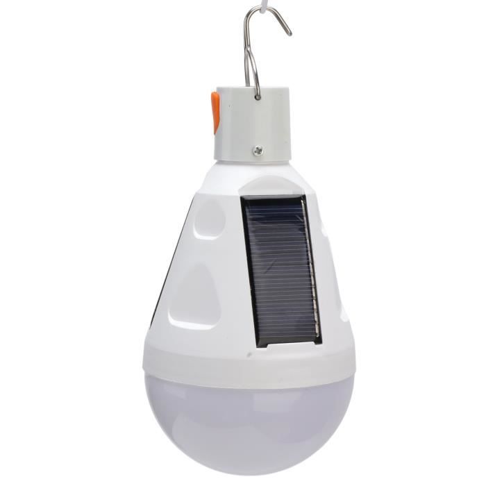 Ampoules LED Lampe Accueil Camping Solaire Chasse Urgence Extérieur Lumière DC 12V Blanc Froid (3