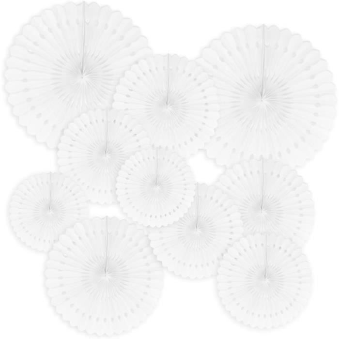 SUNBEAUTY Lanterne Papier Rose Blanc Or Mariage Decoration Salle Kit SUNBEAUTY Lanterne Papier Rose Blanc Or Mariage Decoration Salle Kit